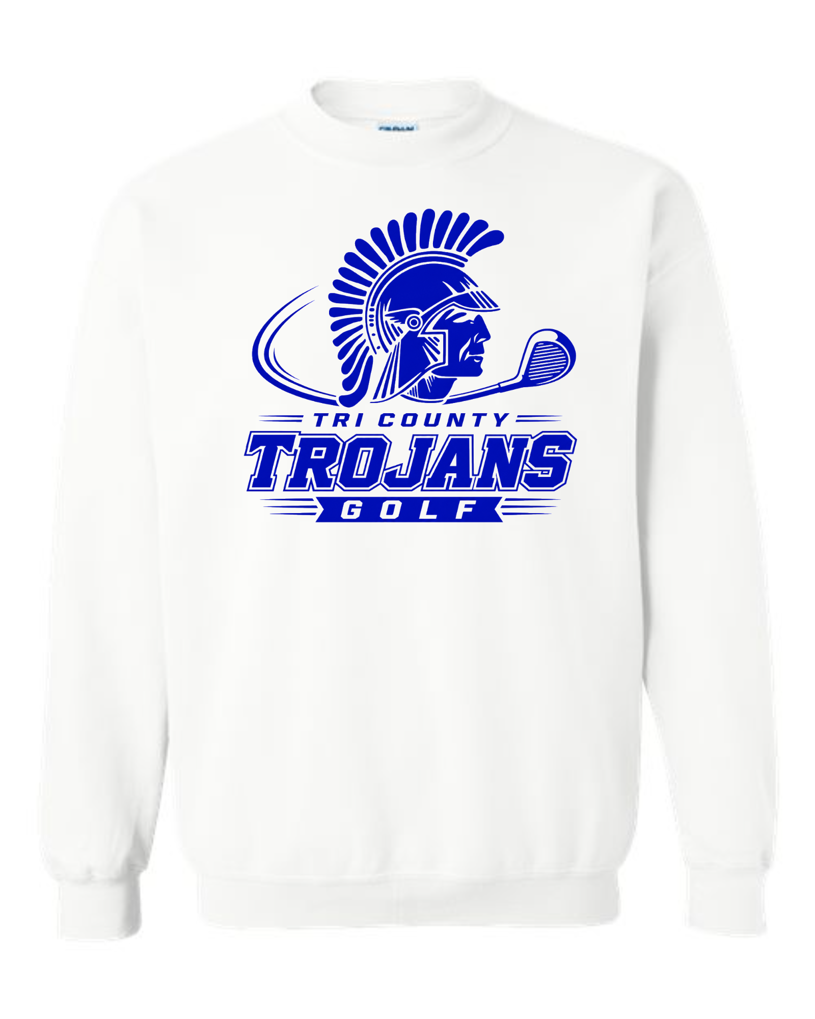 Tri County Trojans Golf Crewneck