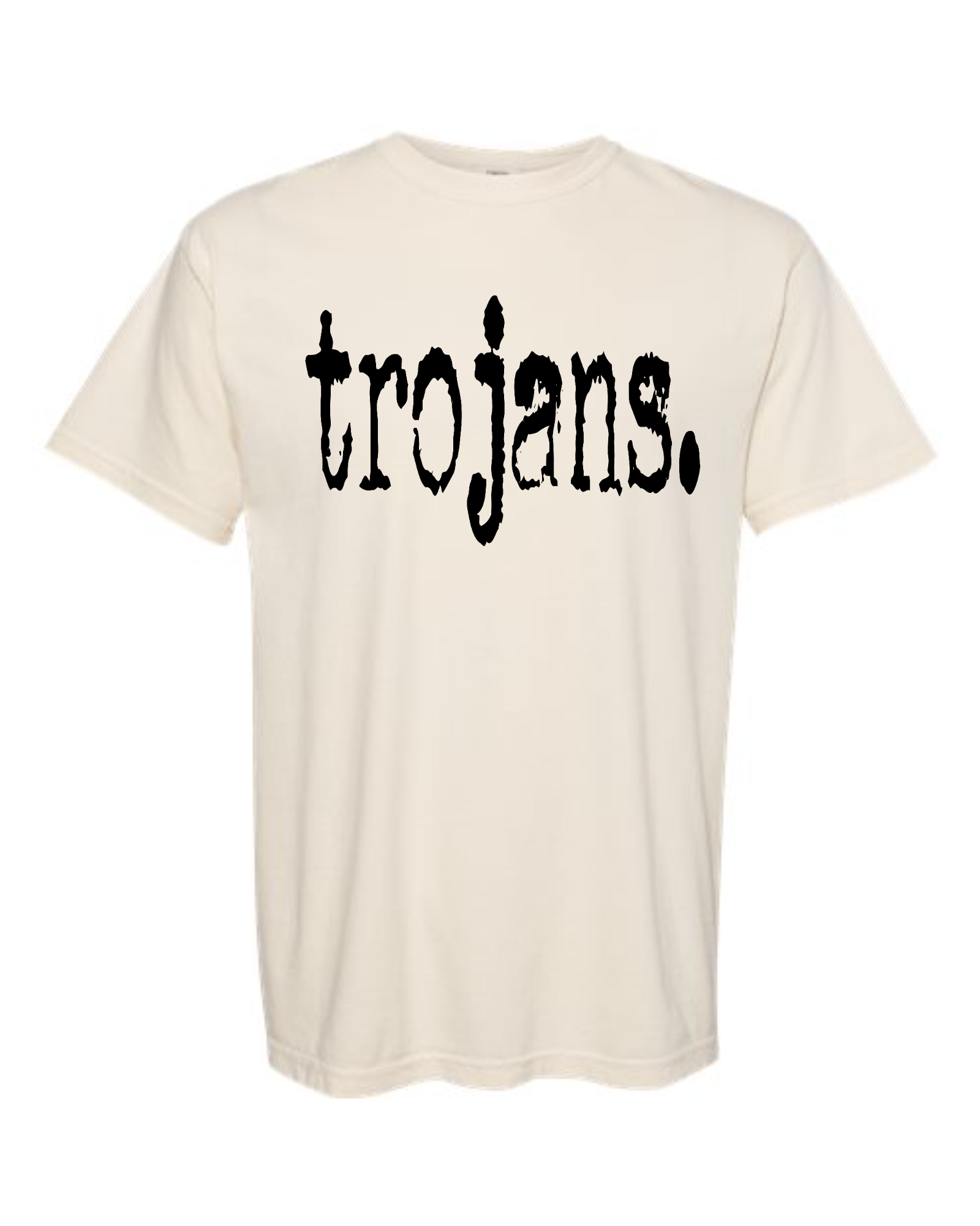 Trojans - Typography Tee - Comfort Colors