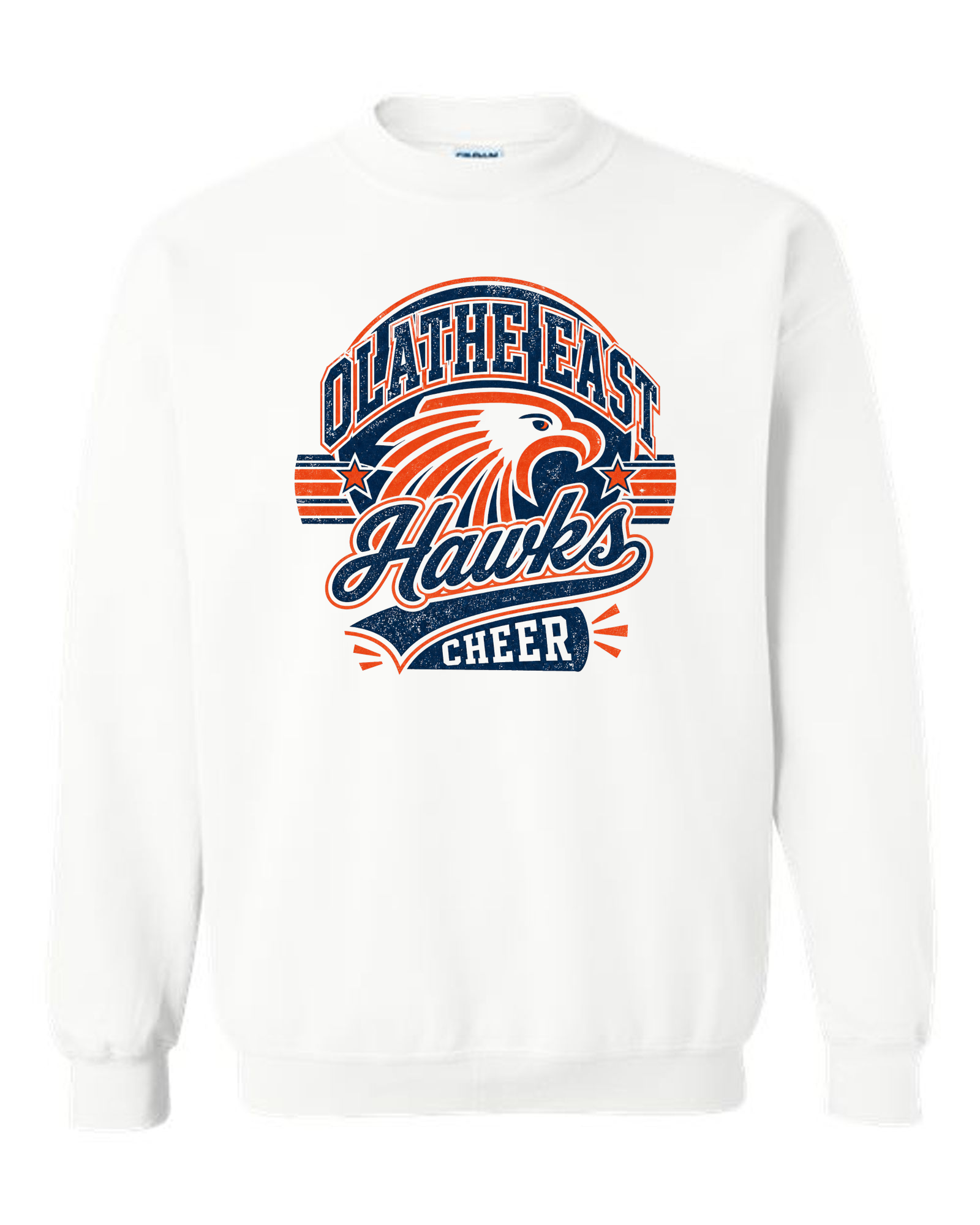 Olathe East — Hawk Cheer Crewneck