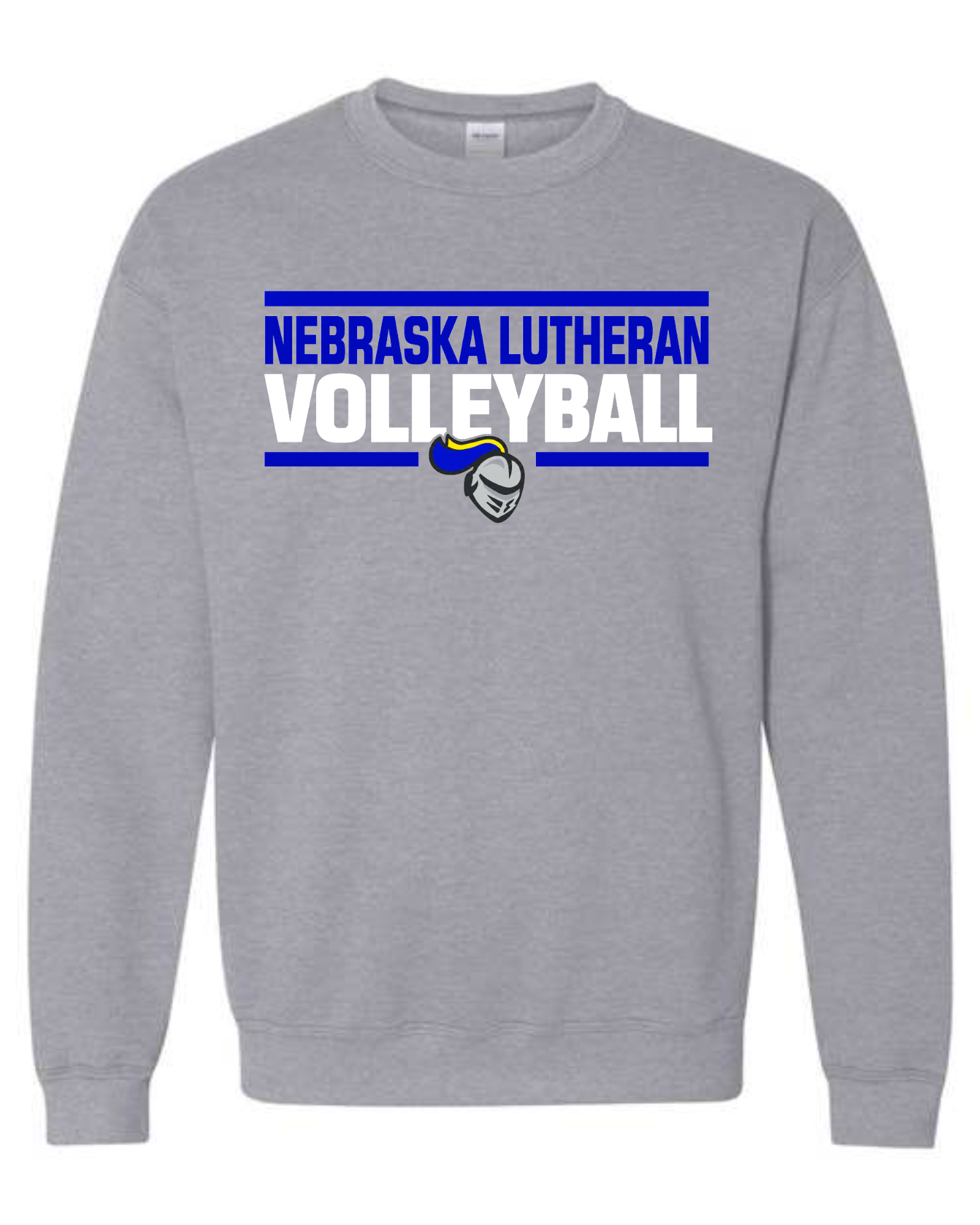 NELHS Volleyball - Block Bars Crewneck