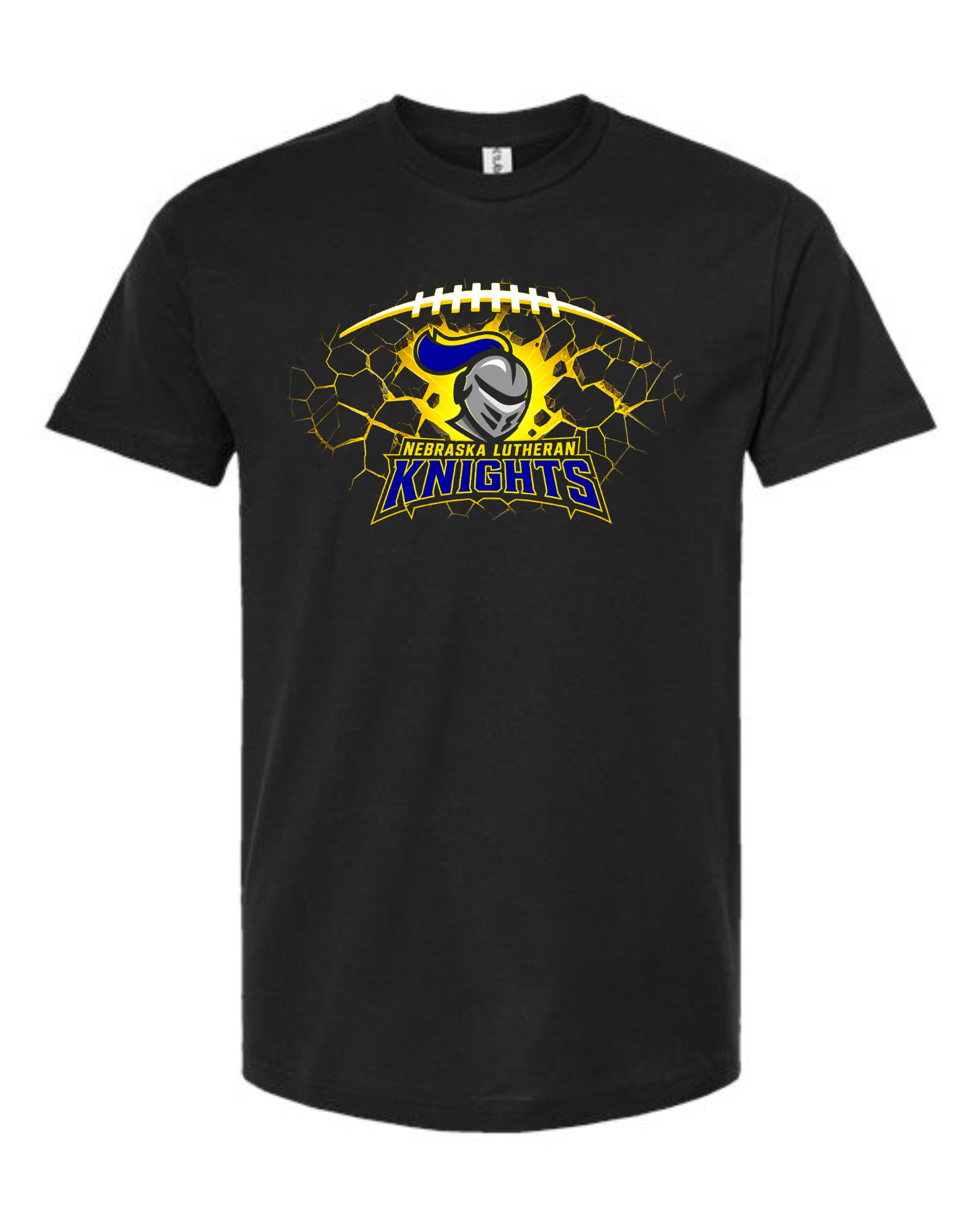 NELHS Football — Knights Cracked Ball Tee