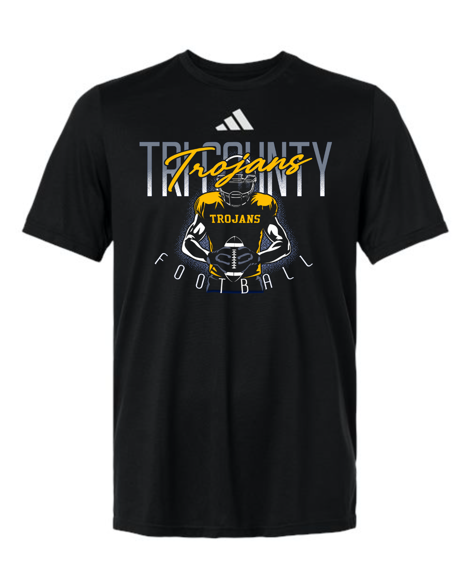 ADIDAS Trojans Football — Player Tee