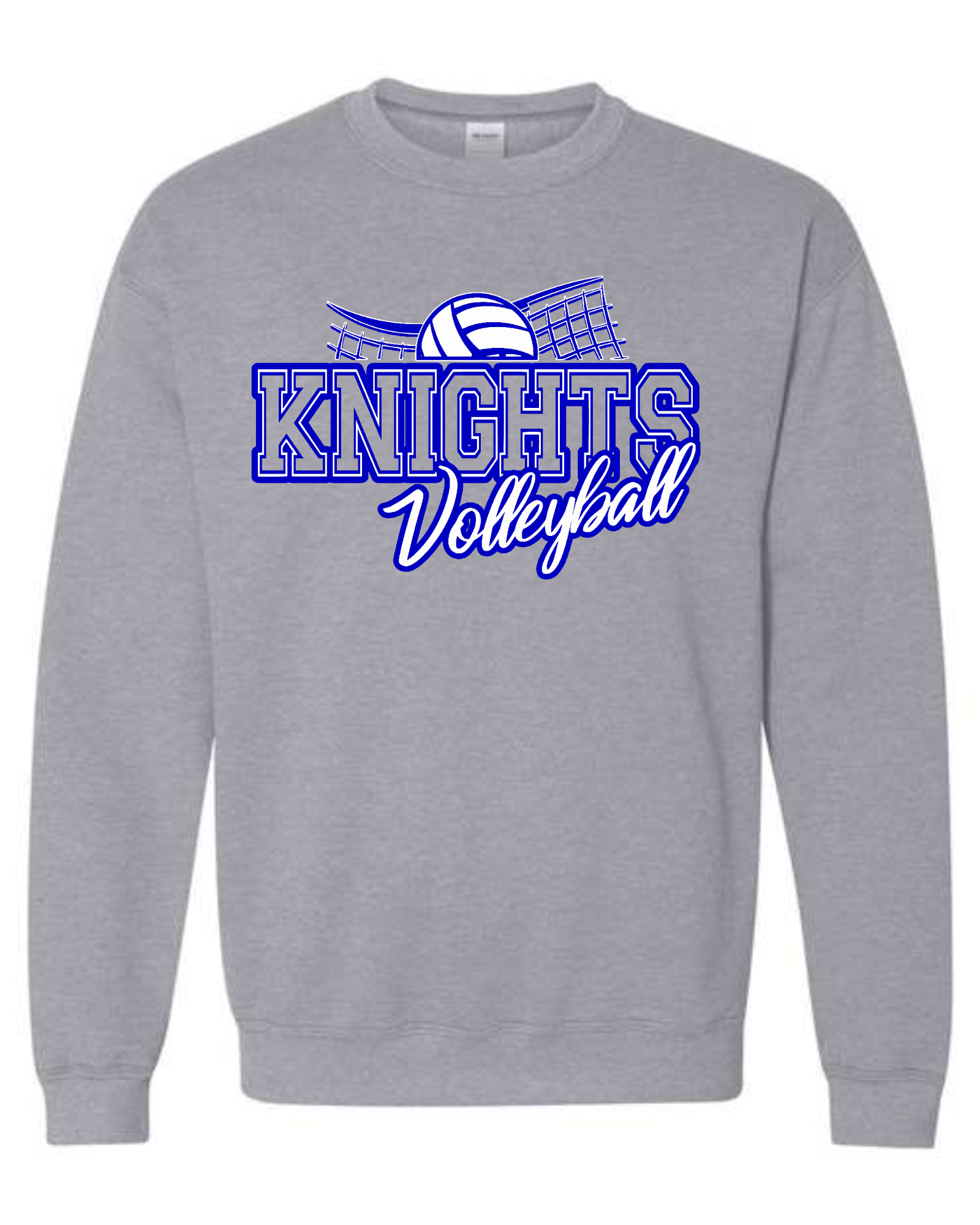NELHS Volleyball — Knights Net Script Crewneck