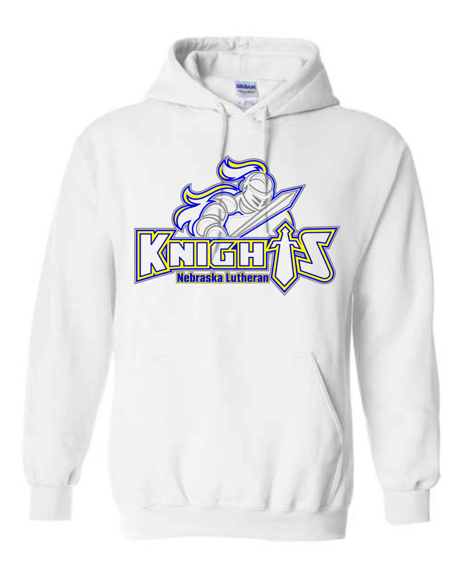 NELHS Knights — Charging Knight (colour) Hoodie