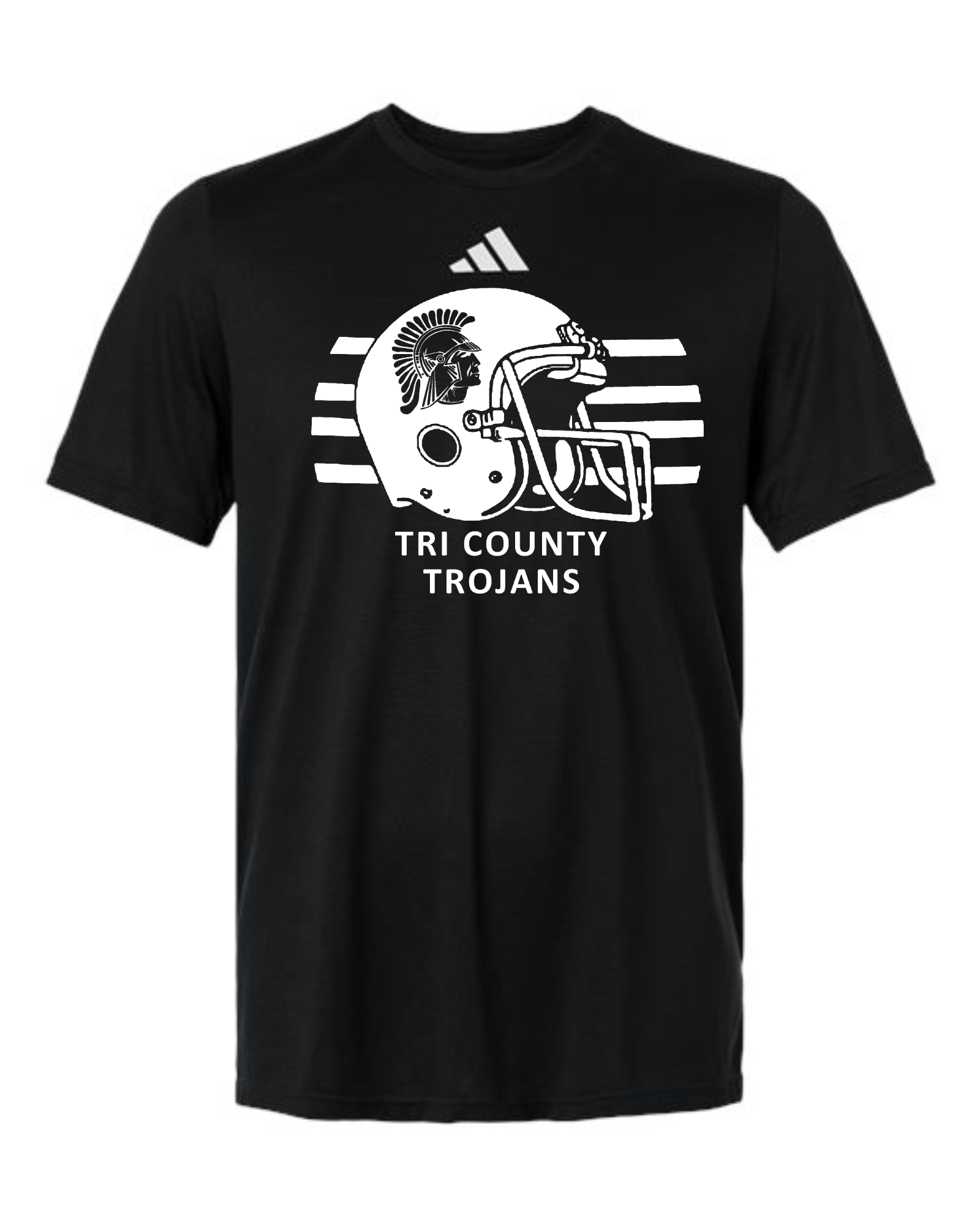 ADIDAS - Trojans Football Helmet Tee